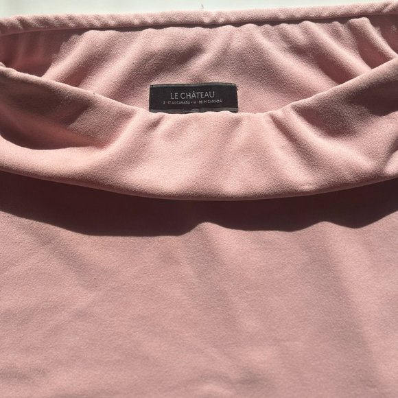 LE CHÂTEAU Pink Pencil Skirt - XS women's midi skirt - Picture 3 of 4